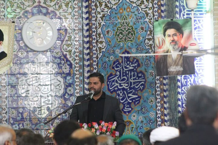 تصاویر/ نماز عبادی سیاسی جمعه شهرستان خاتم
