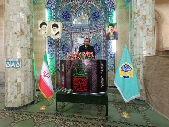 تصاویر/ نماز عبادی سیاسی جمعه شهرستان خاتم