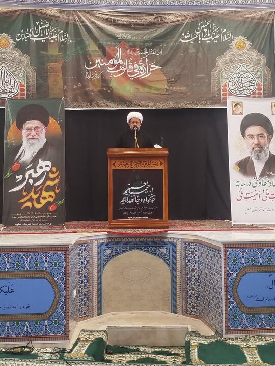 آیین عبادی سیاسی نمازجمعه امروز شهر عسلویه به روایت تصاویر