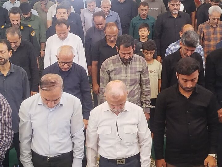 آیین عبادی سیاسی نمازجمعه امروز شهر عسلویه به روایت تصاویر