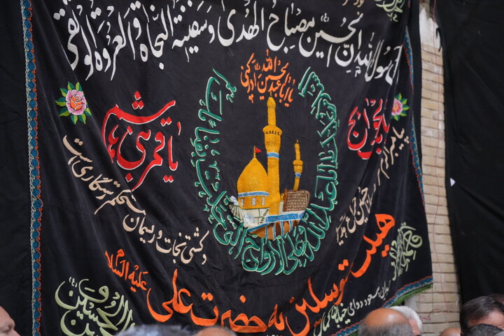 تصاویر |هفتادمین سال قافله عزاداری یازدهم محرم حسینیه بنی فاطمه