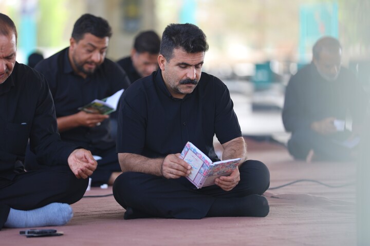 تصاویر/ برگزاری دعای ندبه در گلزار شهدای خلدبرین یزد