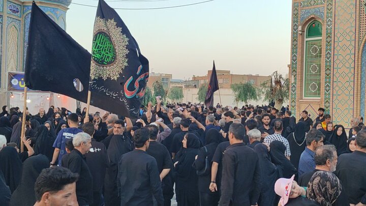 تصاویر | در سوگ خیمه‌های سوخته؛ برگزاری آیین خیمه سوزان در قلب قم