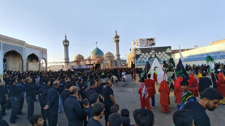 تصاویر | در سوگ خیمه‌های سوخته؛ برگزاری آیین خیمه سوزان در قلب قم