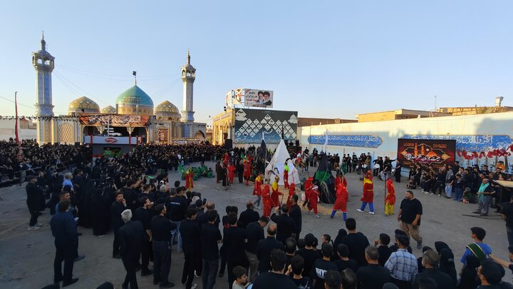 تصاویر | در سوگ خیمه‌های سوخته؛ برگزاری آیین خیمه سوزان در قلب قم
