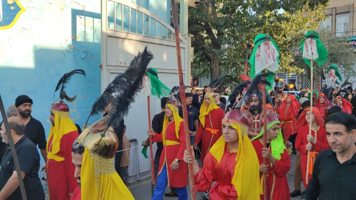 تصاویر | در سوگ خیمه‌های سوخته؛ برگزاری آیین خیمه سوزان در قلب قم