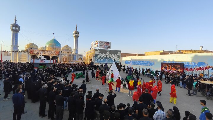 تصاویر | در سوگ خیمه‌های سوخته؛ برگزاری آیین خیمه سوزان در قلب قم