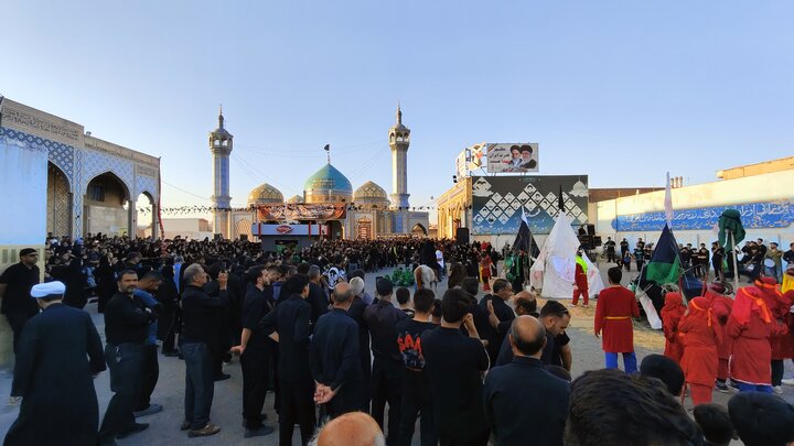 تصاویر | در سوگ خیمه‌های سوخته؛ برگزاری آیین خیمه سوزان در قلب قم