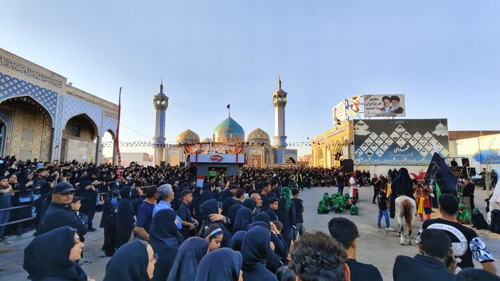 تصاویر | در سوگ خیمه‌های سوخته؛ برگزاری آیین خیمه سوزان در قلب قم