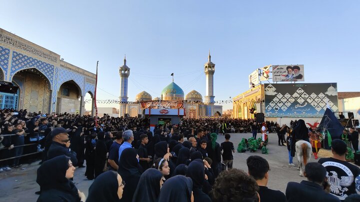 تصاویر | در سوگ خیمه‌های سوخته؛ برگزاری آیین خیمه سوزان در قلب قم