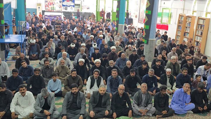 تصاویر/ اقامه نمازجمعه شهر ریگان