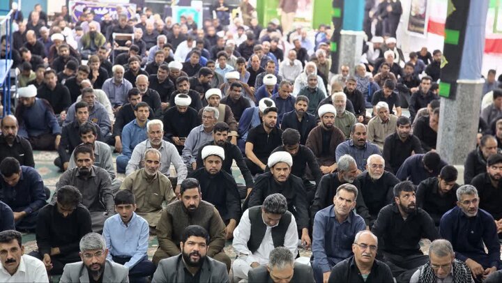 تصاویر/ اقامه نمازجمعه شهر ریگان