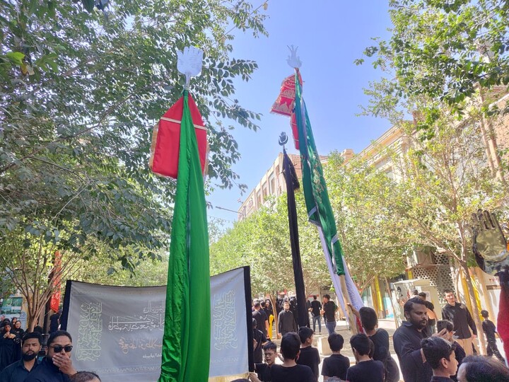 تصاویر/ راهپیمایی باشکوه عاشوراییِ علما و طلاب هندی در شهر مقدس قم