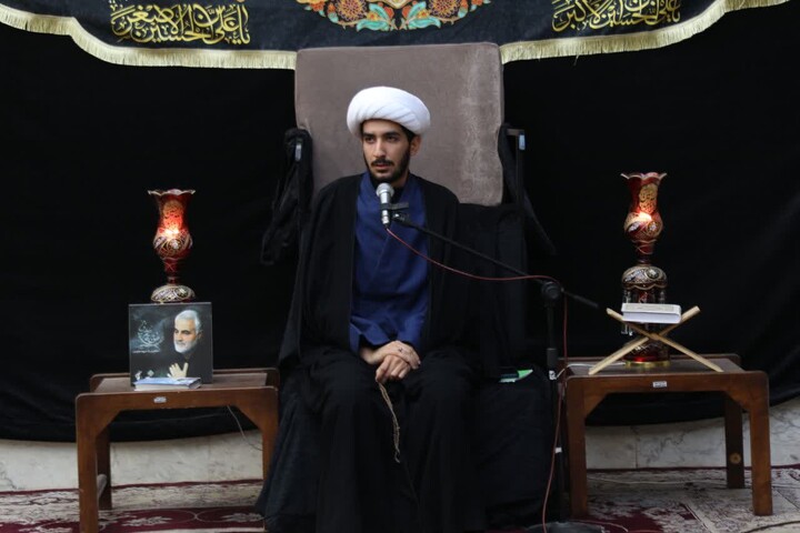 تصاویر/ یازدهمین روز مجلس عزاداری محرم (عاشورای حسینی) در حوزه علمیه استان یزد