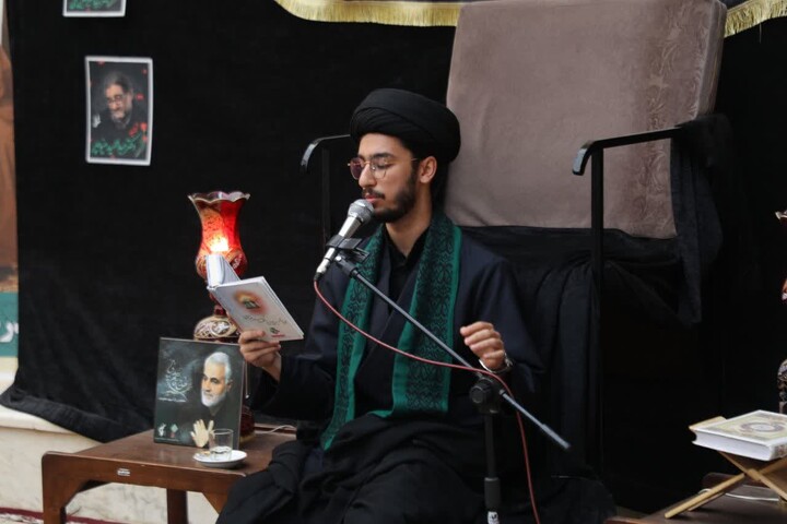 تصاویر/ یازدهمین روز مجلس عزاداری محرم (عاشورای حسینی) در حوزه علمیه استان یزد