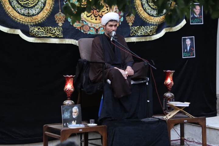 تصاویر/ یازدهمین روز مجلس عزاداری محرم (عاشورای حسینی) در حوزه علمیه استان یزد