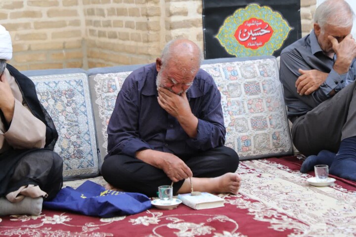 تصاویر/ یازدهمین روز مجلس عزاداری محرم (عاشورای حسینی) در حوزه علمیه استان یزد