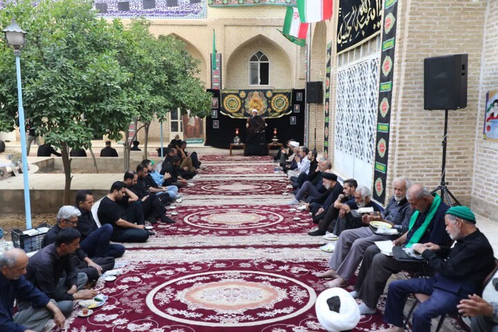 تصاویر/ یازدهمین روز مجلس عزاداری محرم (عاشورای حسینی) در حوزه علمیه استان یزد