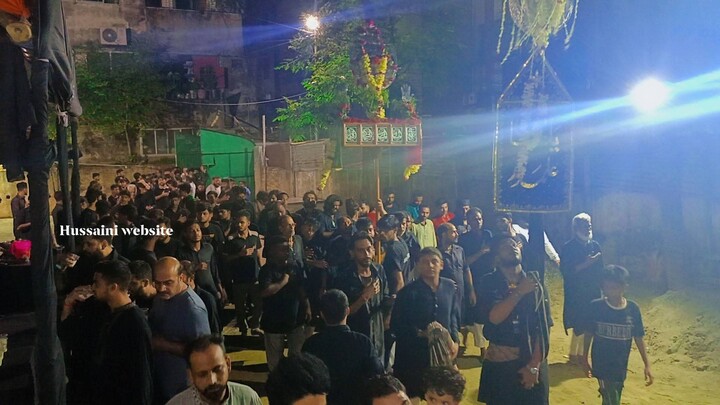 تصاویر/ برگزاری آیین‌های شب و روز عاشورا و دسته عزاداری در میرپور بنگلادش