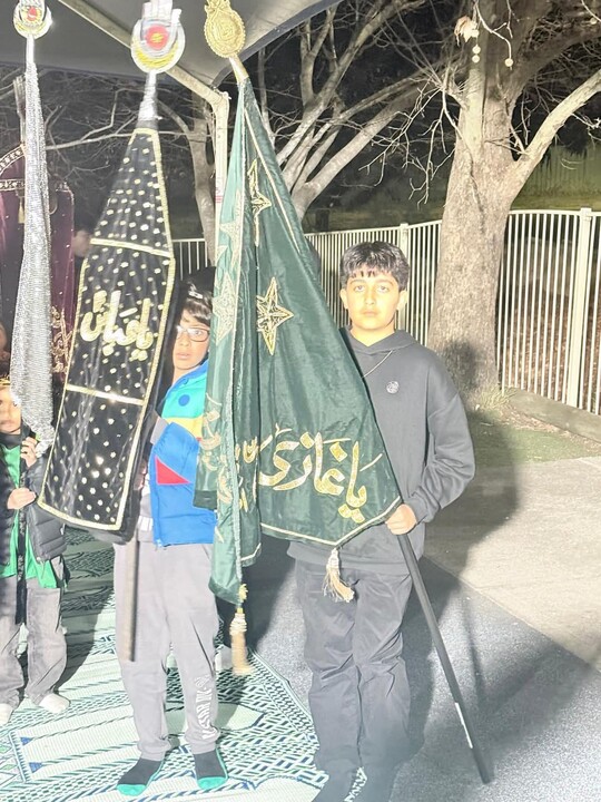 تصاویر/ برگزاری مراسم باشکوه محرم حسینی و راهپیمایی عاشورا در مرکز امام حسن(ع) کانبرا استرالیا