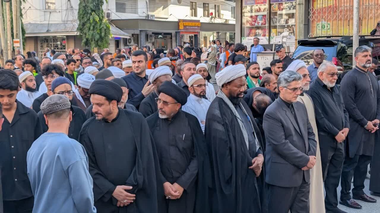راهپیمایی صلح در بزرگداشت امام حسین (ع) در شهر دارالسلام تانزانیا برگزار شد + تصاویر
