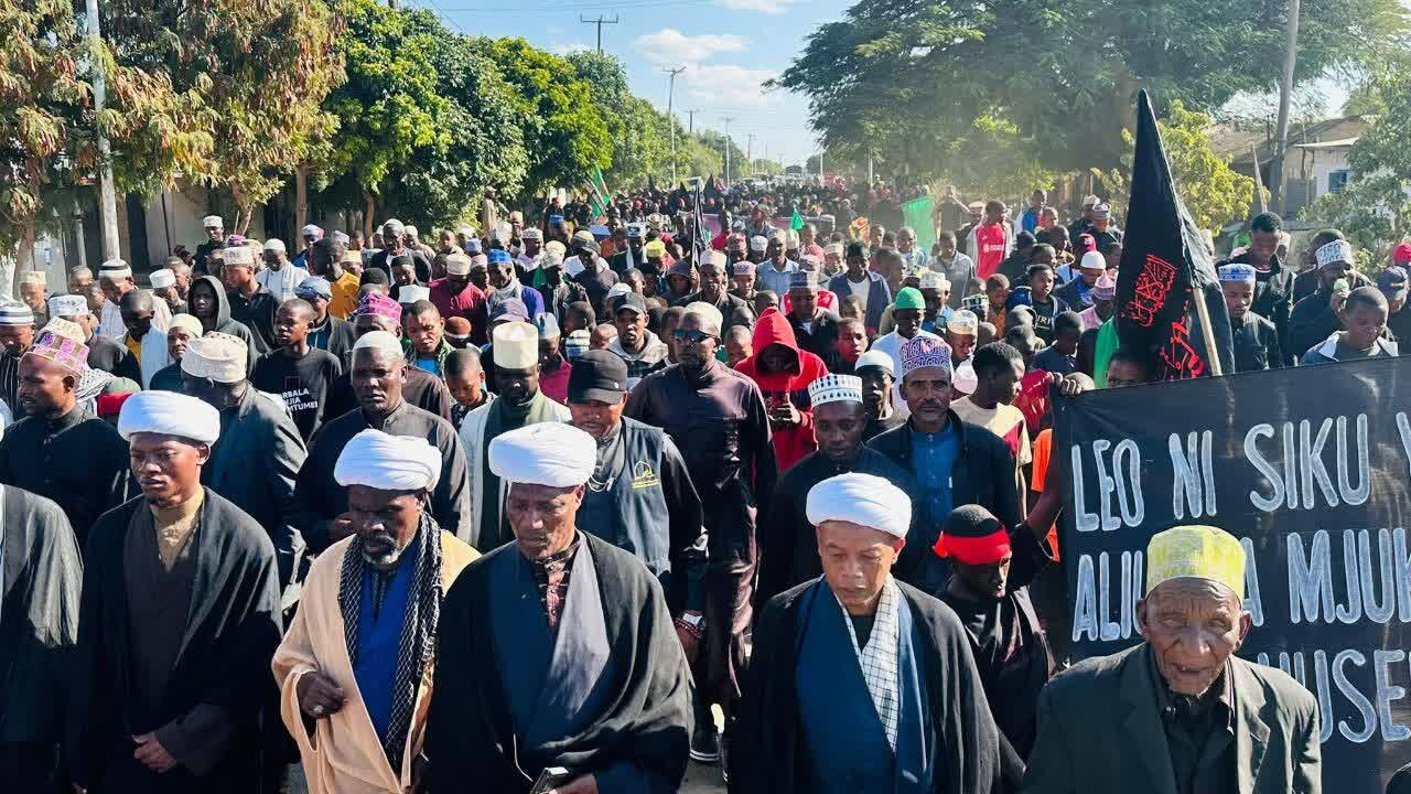 Matembezi ya Amani ya Kumuenzi Imam Hussein (as) Yafanyika Jijini Singida, Tanzania + Picha