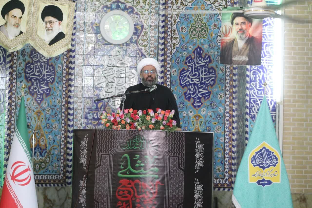 تصاویر/ نماز عبادی سیاسی جمعه شهرستان خاتم