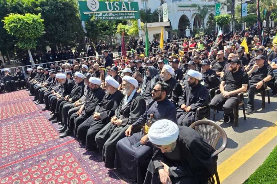 Des dizaines de milliers de fidèles commémorent l’Achoura aux côtés du mausolée du martyr Sayyed Hassan Nasrallah