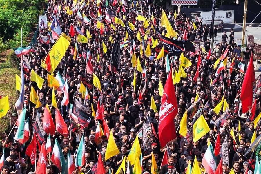 Des dizaines de milliers de fidèles commémorent l’Achoura aux côtés du mausolée du martyr Sayyed Hassan Nasrallah