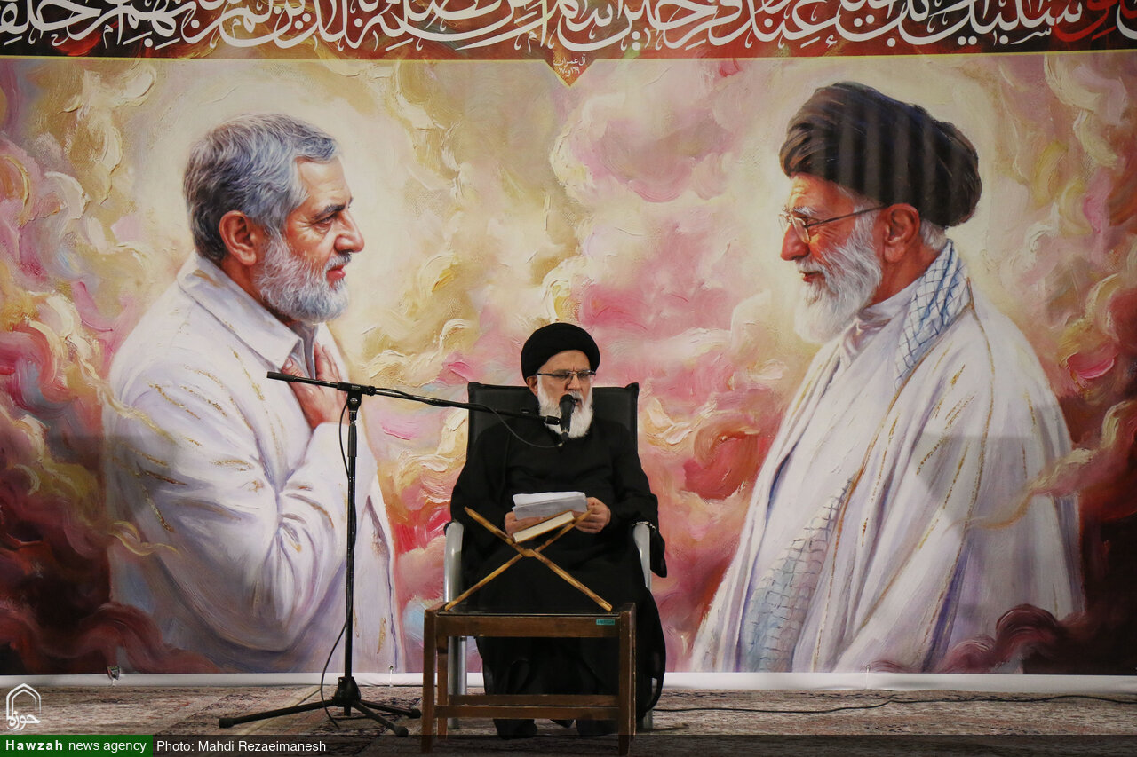 تکریم شهیدی که همه عمرش را در دفاع از مظلومان گذراند | عضو مجلس خبرگان: گفتمان مقاومت میراث رهبر شهید است