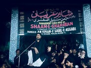 تصاویر/ ممبئی میں مرکزی اور روایتی شامِ غریباں کی مجلس، بڑی تعداد میں عزاداروں کی شرکت