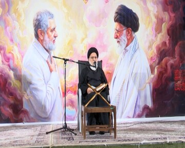 بزرگداشت نخستین سالگرد حاج رمضان در حرم مطهر بانوی کرامت