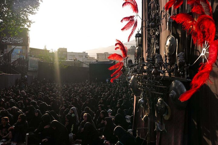 تصاویر/ مراسم عزاداری و سوگواری محرم در هیأت رایة‌العباس