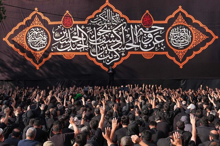 تصاویر/ مراسم عزاداری و سوگواری محرم در هیأت رایة‌العباس