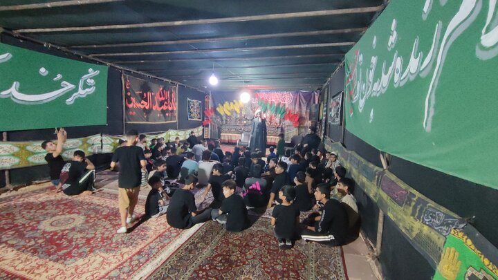گزارش تصویری/ فعالیت معاونت تبلیغ مدرسه علمیه حقانی در دهه اول محرم در شهر ورامین