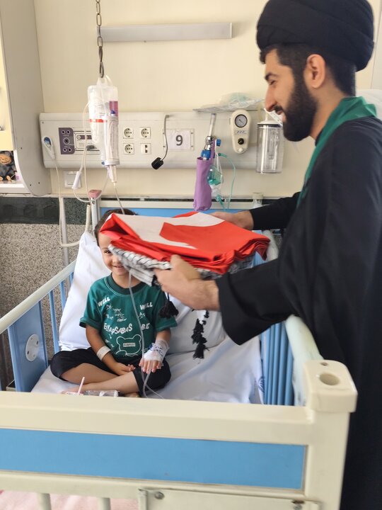 گزارش تصویری/ فعالیت معاونت تبلیغ مدرسه علمیه حقانی در دهه اول محرم در شهر ورامین