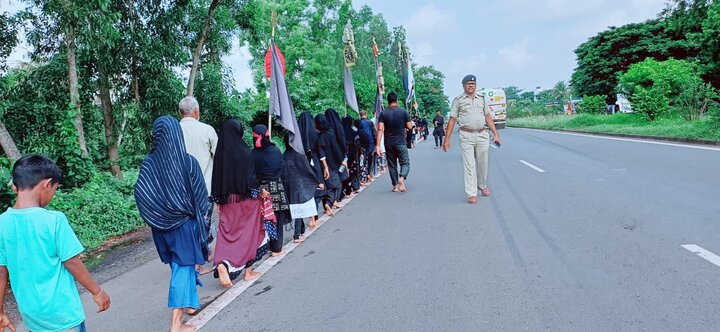 কুমারপুরে পবিত্র আশুরার শোক মিছিল