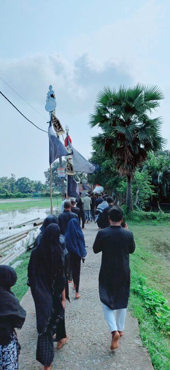 কুমারপুরে পবিত্র আশুরার শোক মিছিল