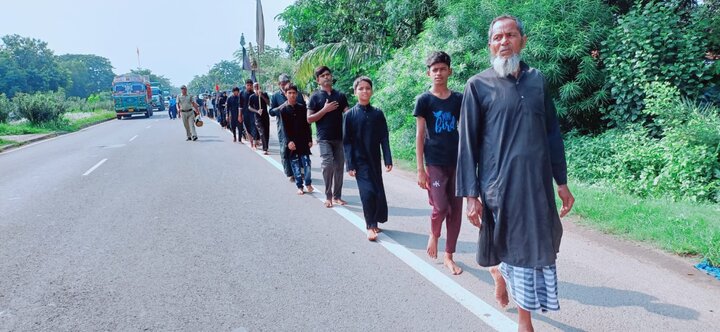 কুমারপুরে পবিত্র আশুরার শোক মিছিল