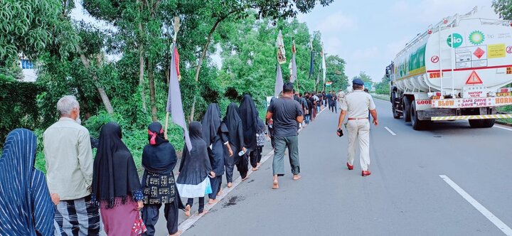কুমারপুরে পবিত্র আশুরার শোক মিছিল