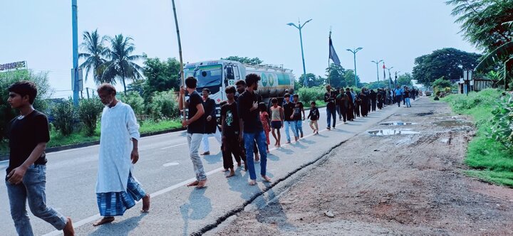 কুমারপুরে পবিত্র আশুরার শোক মিছিল