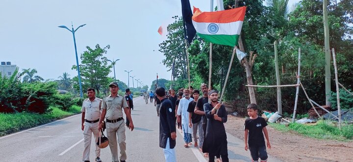 কুমারপুরে পবিত্র আশুরার শোক মিছিল