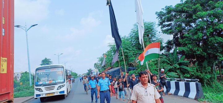 কুমারপুরে পবিত্র আশুরার শোক মিছিল