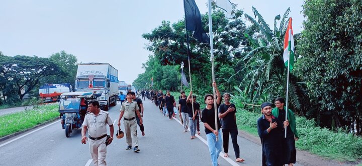 কুমারপুরে পবিত্র আশুরার শোক মিছিল