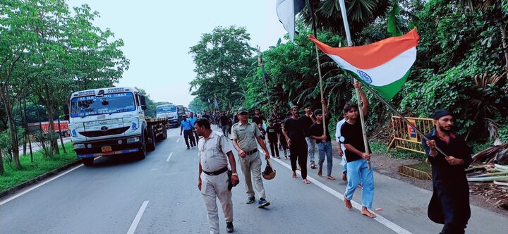 কুমারপুরে পবিত্র আশুরার শোক মিছিল
