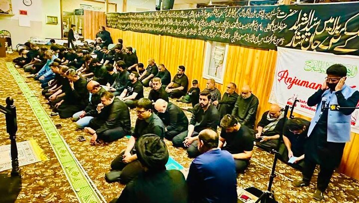 تصاویر/ برگزاری مجالس عزای محرم در مرکز اسلامی جعفری کانادا