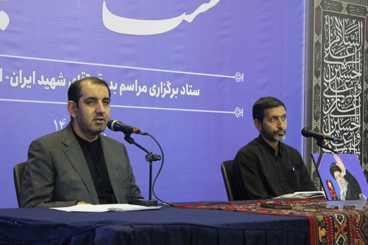 تصاویر/ نشست خبری ستاد مراسم بدرقه آقای شهید ایران در کرمان