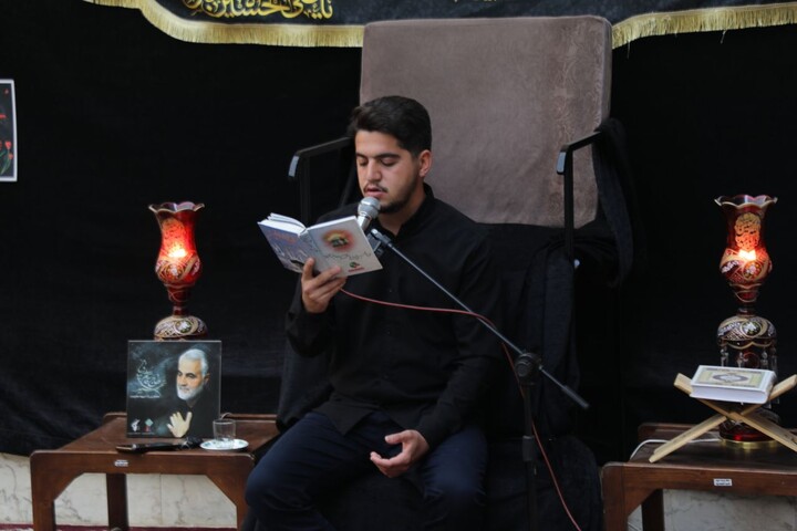 مجلس عزاداری دوازدهم محرم در حوزه علمیه استان یزد