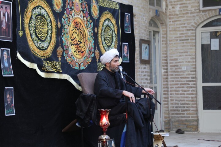 مجلس عزاداری دوازدهم محرم در حوزه علمیه استان یزد
