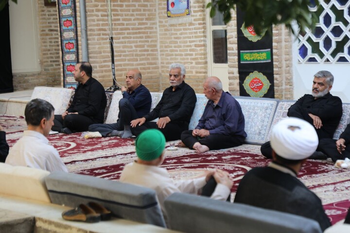 مجلس عزاداری دوازدهم محرم در حوزه علمیه استان یزد